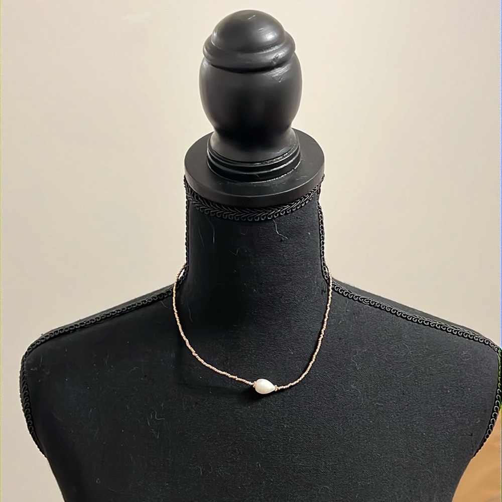 Everything But Water Pearl Beaded Necklace